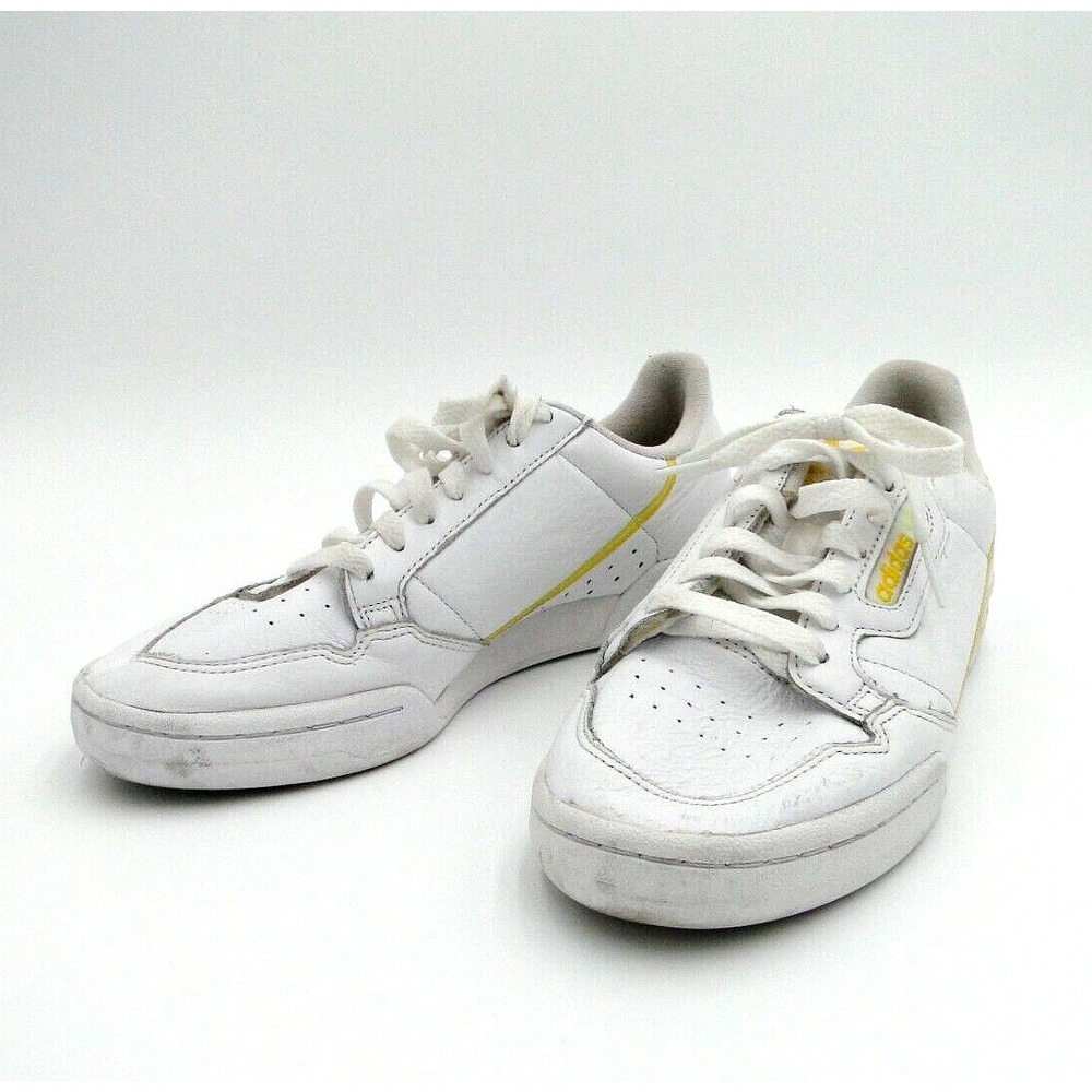 Adidas Continental 80 PCI 789002 White and yellow Sneakers Size 9